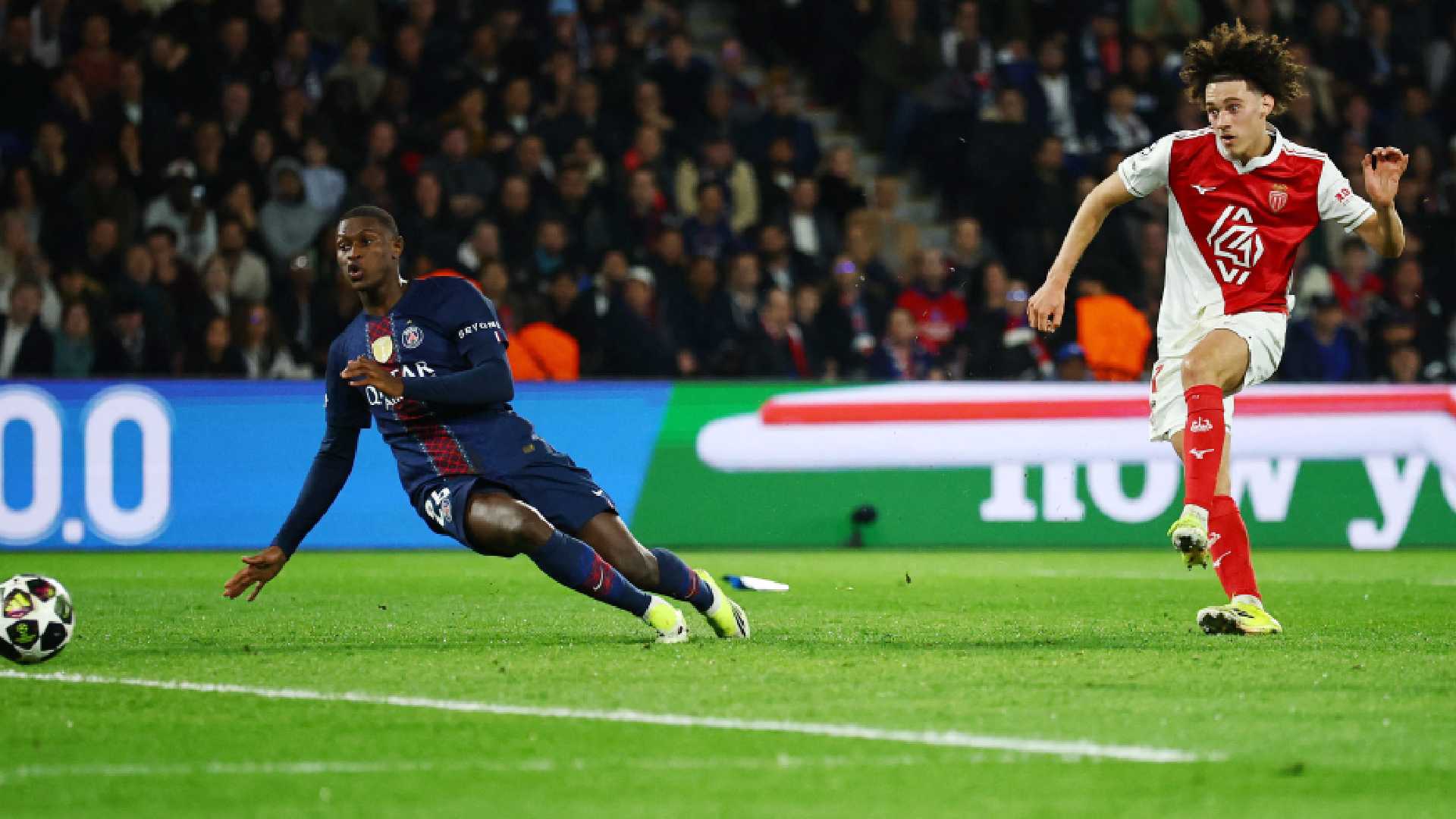 Akliouche PSG VS MONACO